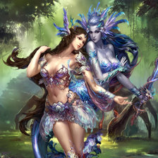 Схема вышивки «феи, фентази»