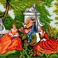 Схема вышивки «Concert in the park»