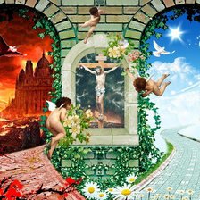 Схема вышивки «миры»