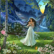 Схема вышивки «приказна мелодия»