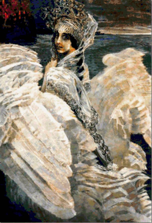 Царевна-лебедь - девушка, царевна, картины - предпросмотр