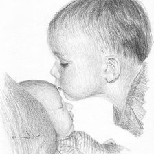 Схема вышивки «Мой братишка»