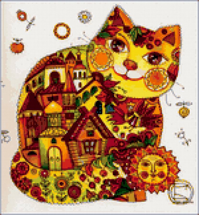 Кошкин дом. На подушку. - юмор, животные, подушка, картинка, кот, кошка - предпросмотр