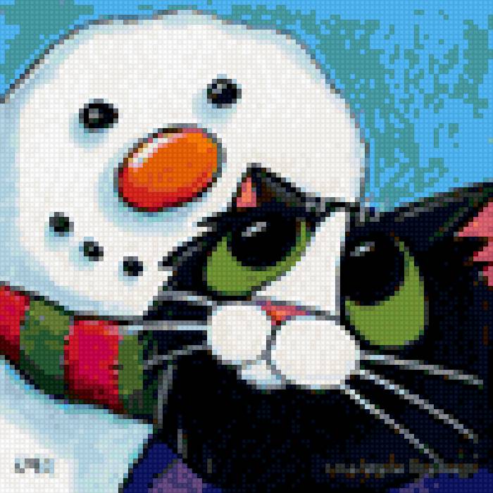 Котик на подушку - картинка, юмор, кошка, подушка, животные, кот - предпросмотр