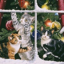 Схема вышивки «Новогодний день.»