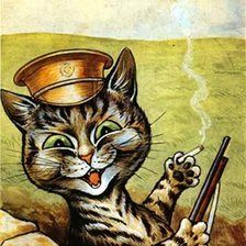 Схема вышивки «Полосатый озорник.»