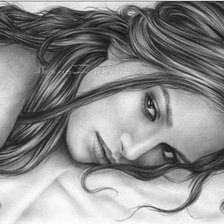 Схема вышивки «девушка»