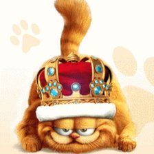 Схема вышивки «Гарфилд.»