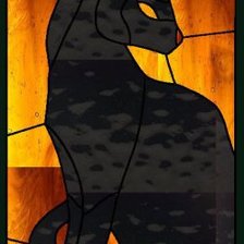 Схема вышивки «Египетская кошка.»