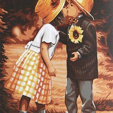 Схема вышивки «цалувка»