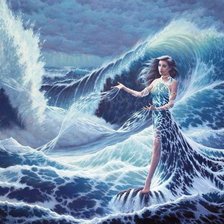 Схема вышивки «океанида»