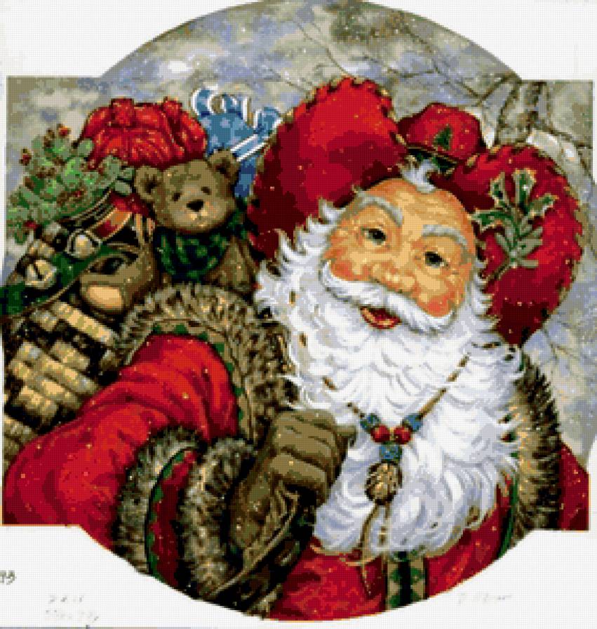 Новый год - дед мороз - предпросмотр