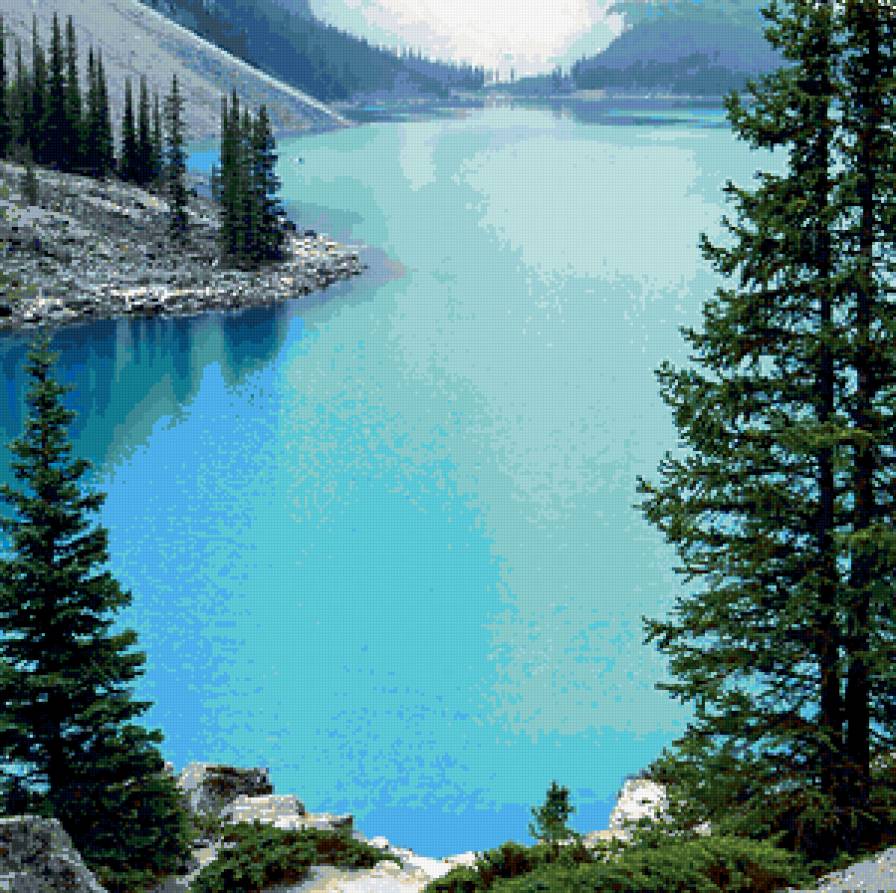 озеро - природа, пейзаж, озеро - предпросмотр