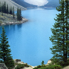 Схема вышивки «озеро»