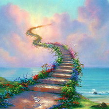 Схема вышивки «дорога в небеса»