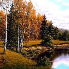 Схема вышивки «осень»