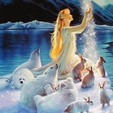 Схема вышивки «Зима девица»