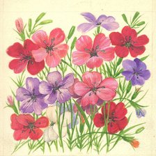 Схема вышивки «Лен»