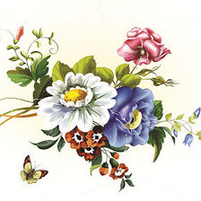 Схема вышивки «сюжет для подушки»