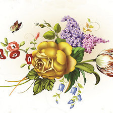 Схема вышивки «сюжет для подушки»