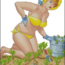 Схема вышивки «На даче»