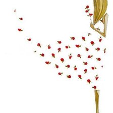 Схема вышивки «Девушка с розой»