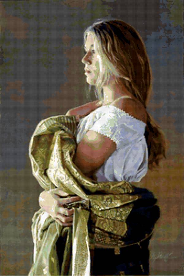 Девушка - девушка, женская красота, грусть - предпросмотр