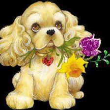 Схема вышивки «Поздравление»