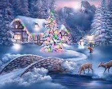 Схема вышивки «magic night»