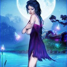 Схема вышивки «Полнолуние»