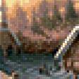 Предпросмотр схемы вышивки «зимняя дорога» (№190579)