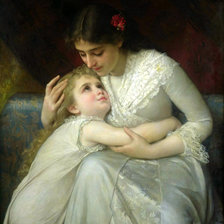 Схема вышивки «Любовь матери»