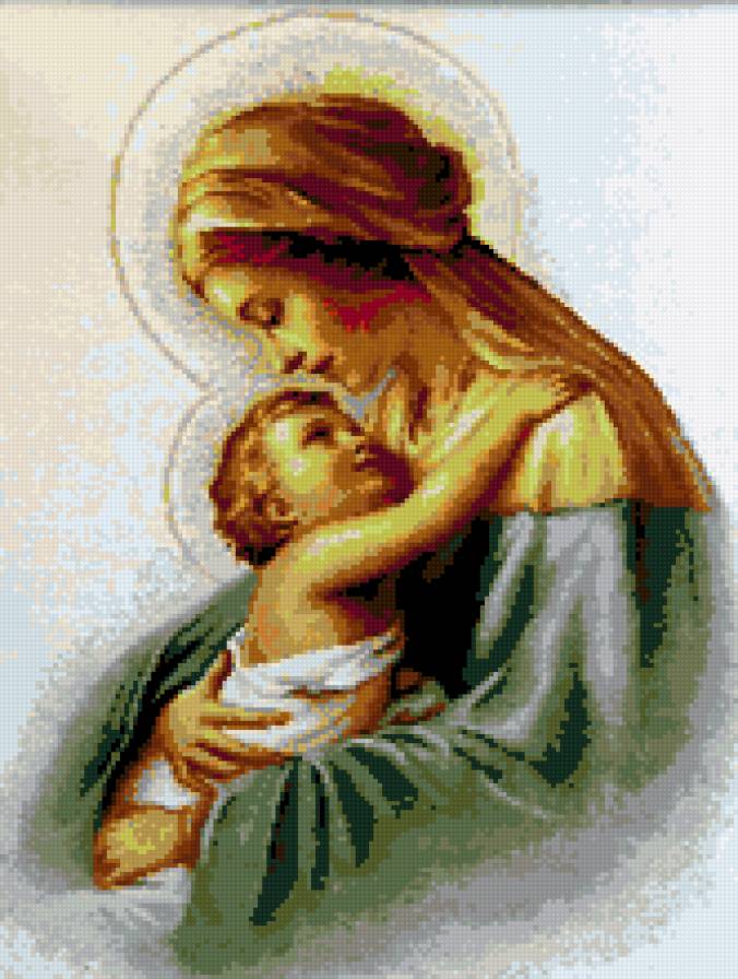 Madonna and child - икона - предпросмотр
