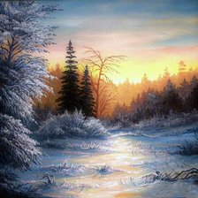 Схема вышивки «Зимняя сказка»