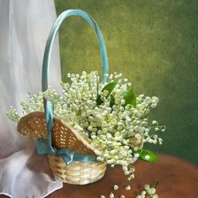 Схема вышивки «Ландыши»