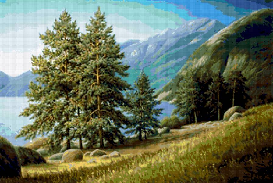 №191128 - природа, картина, пейзаж - предпросмотр