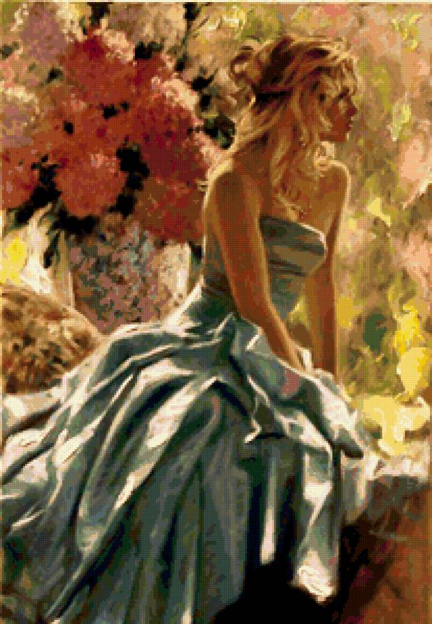 женский образ - девушка, чувства, живопись - предпросмотр