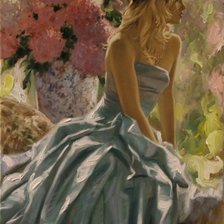 Схема вышивки «женский образ»