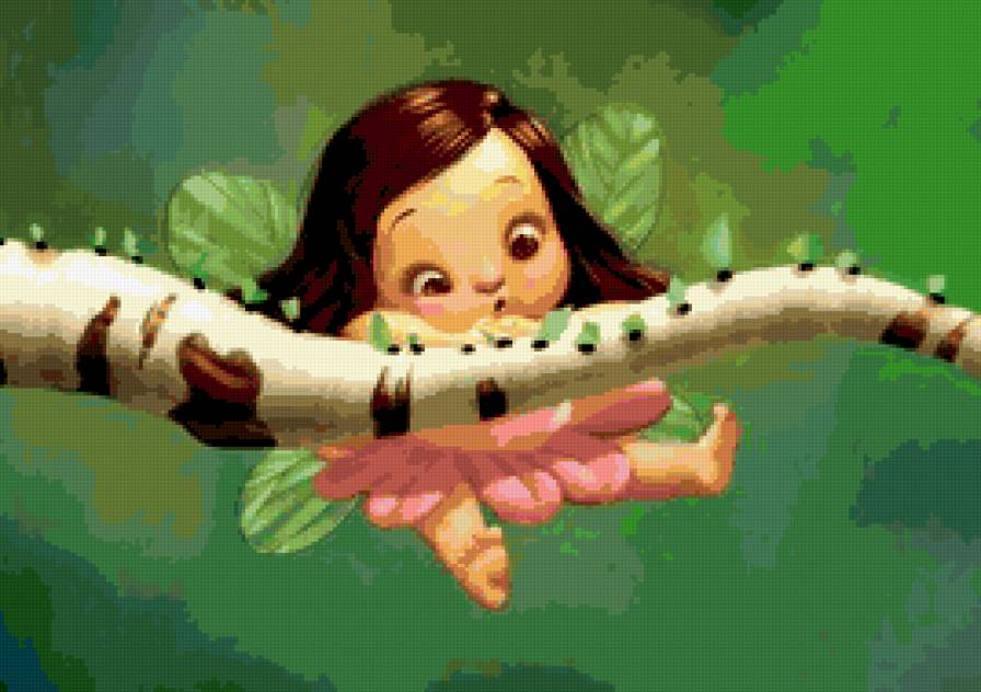 лесная фейка - удивление, детское, фея - предпросмотр