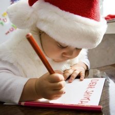 Схема вышивки «1 письмо Дедушке Морозу»