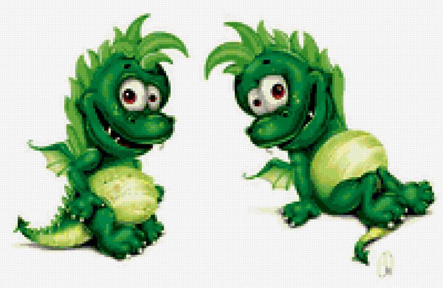 драконы - мультяшки, дракончики, детское - предпросмотр