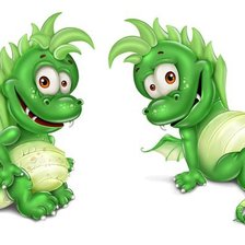 Схема вышивки «драконы»