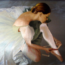 Схема вышивки «балерина№2»