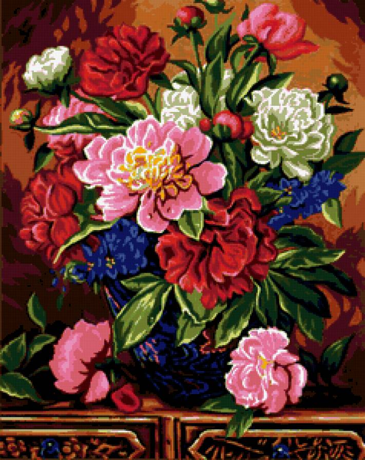 пионы - пионы, букет, цветы - предпросмотр