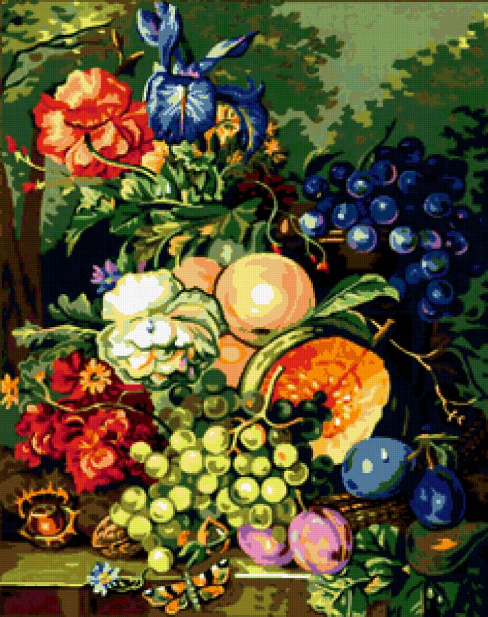 №191445 - цветы, фрукты, для кухни - предпросмотр