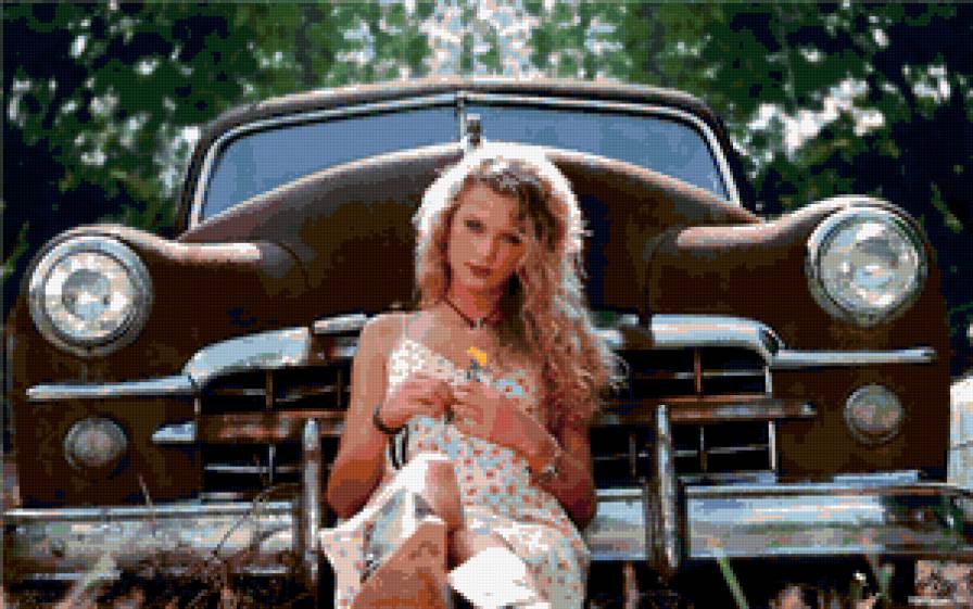 девушка ретро - живопись, девушка, ретро, чувства - предпросмотр