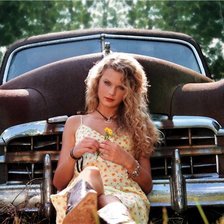 Схема вышивки «девушка ретро»