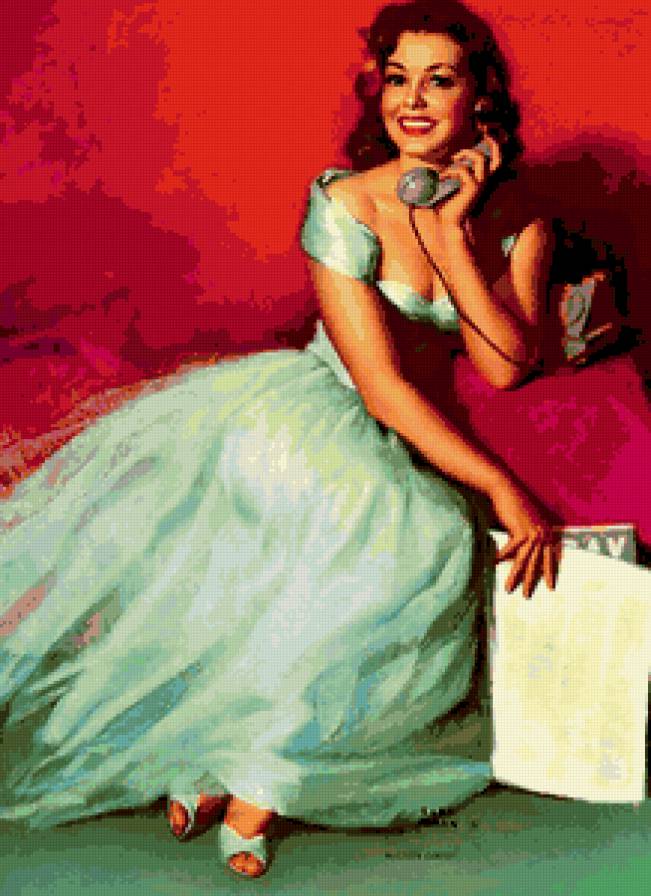 монро - монро, девушка, живопись, чувства, ретро - предпросмотр