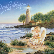 Схема вышивки «Пейзаж»