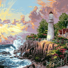 Схема вышивки «Маяк»